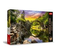 Trefl Premium Plus Quality - Puzzle Photo Odyssey: Puente Rakotza de Kromlau, Alemania - 1000 Piezas, Serie única de fotografías, para Adultos y niños a Partir de 12 años