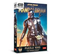 Trefl Premium Plus Quality - Puzzle Star Wars The Mandalorian - 1000 Piezas, Serie de Rompecabezas con los Personajes Favoritos, Ajuste Piezas, para Adultos y Niños a Partir de 12 años