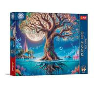 Trefl Premium Plus Quality - Puzzle Tea Time: Árbol mágico - 500 Piezas, Serie de imágenes nostálgicas pintadas, Piezas Que encajan Perfectamente, para Adultos y niños a Partir de 10 años