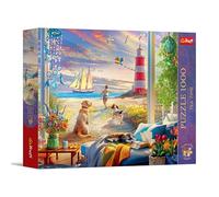 Trefl Premium Plus Quality - Puzzle Tea Time: Brisa de Verano - 1000 Piezas, Serie de Pinturas nostálgicas, para Adultos y niños Mayores de 14 años