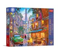 Trefl Premium Plus Quality - Puzzle Tea Time: Café en París: 500 Piezas, Serie de imágenes pintadas nostálgicas, Encaje Piezas, para Adultos y niños a Partir de 10 años