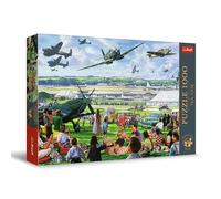 Trefl Premium Plus Quality-Puzzle Tea Time: Exhibición aérea-1000, Serie de imágenes nostálgicas de Pintura, Ajuste Piezas, para Adultos y niños a Partir de 12 años, Multicolor (10846)