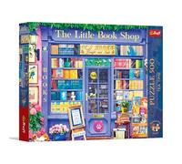 Trefl Premium Plus Quality - Puzzle Tea Time: Librería - 500 Piezas, Serie de Pinturas nostálgicas, Encaje Piezas, para Adultos y niños a Partir de 10 años