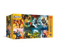 Trefl Premium Plus Quality - Rompecabezas «Los Vengadores: Leyendas en acción» - 8000 Piezas, una Serie de Rompecabezas con los Personajes Favoritos, Apto para Adultos y niños a Partir de 15 años