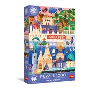 Trefl Premium Plus Quality - The Art of Colour: Budapest, Hungría - 1000 Piezas, Serie a Todo Color, para Adultos y niños Mayores de 14 años