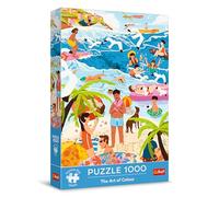 Trefl Premium Plus Quality-The Art of Colour: En el frenesí de Las vacaciones-1000 Piezas, Serie de Colores, para Adultos y niños a Partir de 14 años, Multicolor (12065)