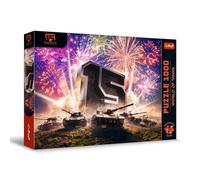 Trefl Premium Plus Quality - World of Tanks 15th Anniversary Jigsaw Puzzle - 1000 Pieces, Timeless Motifs Series, for Adults and Children Aged 14 and Above