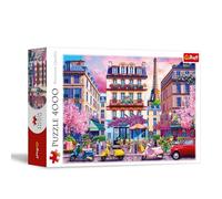 Trefl - Primavera en París - Rompecabezas de 4000 Piezas - Rompecabezas para Amantes de los Viajes, Capital Europea, Francia, Bricolaje, para Adultos y niños a Partir de 15 años