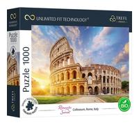Trefl Prime - Uft Puzzle Romantic Sunset: Colloseum, Rome, Italy - 1000 Piezas, Cartón Más Grueso, Bio, Roma, Italia, Coliseo, Puesta De Sol, Entretenimiento para Adultos Y Niños Mayores De 12 Años