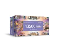 Trefl Prime-Puzzle UFT: Cities Beyond The Clouds - 13500 Piezas, Puzle de Gran Formato con una Imagen de monumentos Famosos, Colaje, Bio, Eco, Entretenimiento para Adultos y niños a Partir de 12 años