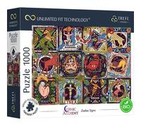Trefl Prime - Puzzle UFT Cosmic Alchemy: Zodiac Signs - 1000 Piezas - Cartón Grueso, Bio, Puzzle con Signos del Zodiaco, Astrología, Entretenimiento Creativo para Adultos y Niños a Partir de 12 Años