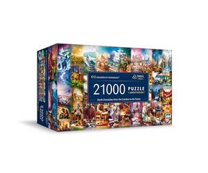Trefl Prime - Puzzle UFT, Earth Chronicles: from The Creation to The Future - 21 000 Piezas, puzle Gigante, cartón más Grueso, para Adultos y para niñas y niños Desde los 12 años
