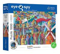 Trefl Prime - Puzzle UFT Eye-Spy Sneaky Peakers: Amsterdam, Países Bajos - 1000 Elementos, Detalles Sorprendentes, Cartón Más Grueso, BIO, EKO, Entretenimiento Para Adultos Y Niños A Partir De 12 Años