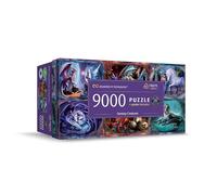 TREFL Prime-Puzzle UFT: Fantasy Creatures-9000 Piezas, Anne Stokes, puzle Grande, cartón más Grueso, bío, Eco, Entretenimiento para Adultos niños Desde los 12 años, Multicolor (81034)