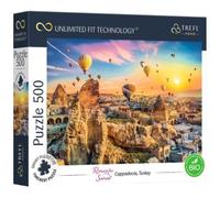 Trefl-500 Piezas-Cartón Grueso, Capadocia, Turquía, Globos, Moderno, Entretenimiento Creativo para Adultos y Niños a Partir de 10 años, Color puzzle uft romantic sunset: cappadocia, turkey (37458)
