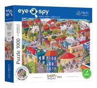 Trefl Prime - UFT Eye-Spy Sneaky Peakers Puzzle: París, Francia - 1000 Elementos, Detalles Sorprendentes, Cartón Más Grueso, BIO, EKO, Entretenimiento Creativo Para Adultos Y Niños A Partir De 12 Años