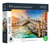 Trefl Prime - Uft Puzzle Romantic Sunset: Rialto Bridge, Venice, Italy - 1000 Piezas, Cartón Más Grueso, Bio, Italia, Venecia, Puesta De Sol, Entretenimiento para Adultos Y Niños Mayores De 12 Años