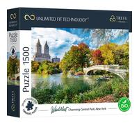 Trefl-1500 Piezas, Cartón Más Grueso, Bio, EKO, Nueva EE.UU, Viajes, Entretenimiento para Adultos Y Niños Mayores De 12 Años, Color uft puzzle wanderlust: charming central park, new york, 1500 (26194)