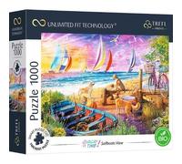 Trefl Puzzle Uft Vacay Time Sailboats View – 1000 piezas, cartón más grueso, bio, +12 años