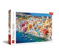 Trefl Procida, Campania, Italia 500 Piezas DIY con Paisaje de Vacaciones, Entretenimiento Creativo, Diversión, Puzzles Clásicos para Adultos y Niños Mayores de 10 años, Multicolor (37477)