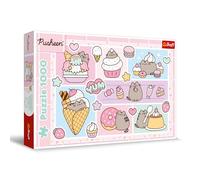 Trefl - Pusheen, Dulce Pusheen - Puzle de 1000 Piezas - Entretenimiento Creativo, para Adultos y niños a Partir de 14 años