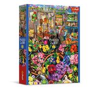 Trefl Puzle 2en1: Trabajos de jardinería-2 x 500 Piezas-Set de Dos Rompecabezas, DIY, Entretenimiento Creativo, para Adultos y niños a Partir de 10 años, Multicolor (37529)