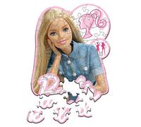 Trefl, Barbie de Moda favorita-50 Piezas, puzle de Madera, Forma Irregular, 10 figuritas, Rompecabezas Moderno niños a Partir de 5 años, Multicolor (20282)