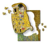 Trefl madera: El beso, Gustav Klimt-Puzle artístico Wooden Puzzle, Cuadros famosos, Artistas conocidos, Entretenimiento creativo para adultos y niños a partir de 9 años, 200 piezas, multicolor (20247)