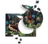 Trefl - Puzle de Madera: El sueño, Henri Rousseau - Puzle artístico Wooden Puzzle, Cuadros Famosos, Artistas conocidos, Entretenimiento para Adultos y niños a Partir de 9 años, 200 Piezas