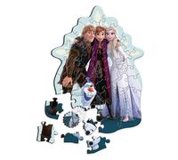 Trefl Puzle de Madera: Frozen, El Reino de Hielo preferido-50 Piezas, Rompecabezas Wooden Puzzle, Formas Irregulares, 10 figuritas, para niños a Partir de 5 años, Multicolor (20283)