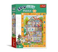 Trefl - Puzle de observación Spy Guy: en casa - 24 Piezas - Encuentra Todos los Objetos del Marco; puzle con un montón de Detalles; Entrenamiento de la percepción para niños Desde los 3 años de Edad
