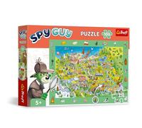Trefl - Puzle de observación Spy Guy: Polonia - 100 Piezas - Encuentra Todos los Objetos del Marco; puzle con un montón de Detalles; Entrenamiento de la percepción para niños Desde los 5 años de Edad