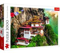 Trefl-Puzzle 2000 Piezas, Adultos y niños a Partir de 12 años, Color Nido de Tigre, bután, Tiger's Nest