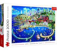 Trefl, Puzzle, Bahía de San Francisco, de 2000 Piezas, Adultos y niños a Partir de 12 años
