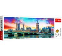 Trefl 916 29507 Ben Abbey, London EA 500 Teile, Panorama, Premium Quality, für Erwachsene und Kinder AB 10 Jahren 500pcs Big Ben & Palace of Westminster, Coloured