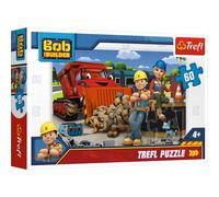 Trefl, Puzzle, Bob y Wendy, Bob y Sus Amigos, de 60 Piezas, para niños a Partir de 4 años