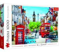 Trefl Puzle 10557 – Calle de Londres, Big Ben (1000 piezas) – modelo surtido