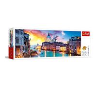Trefl, Puzzle, Canal Grande, Venecia, de 1000 Piezas, Panorama, Adultos y niños a Partir de 12 años