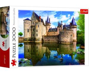Trefl, Puzzle, Castillo de Sully-Sur-Loire, Francia, de 3000 Piezas, Adultos y niños a Partir de 15 años