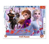 Trefl- Aventuras en el Reino del Hielo, Disney Frozen 2, de 25 Piezas, para niños a Partir de 4 años Puzzle, Color (31345)