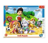 Trefl Tras la Pista, La Patrulla Canina, de 25 Piezas, para niños a Partir de 4 años Puzzle, Color (31344)