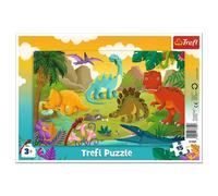 Trefl, Puzzle con Marco, Recuerdos Felices, Disney Frozen 2, de 15 Piezas, para niños a Partir de 3 años