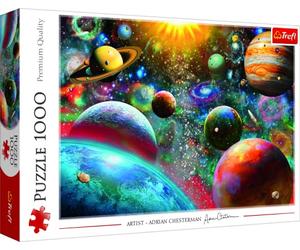 Trefl, Puzzle, Cosmos, de 1000 Piezas, Sol, Sistema Solar, Planetas, Universo, Adrian Chesterman, Rompecabezas DIY, Pasatiempo Creativo, Regalo, Diversión