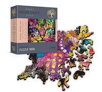 Trefl Puzzle De Madera Gato Colorido, 1000 Elementos, Artesanía En Madera, 100 Figuras De Animales, Rompecabezas Moderno Premium, para Adultos Y Niños A Partir De 12 Años, 20148