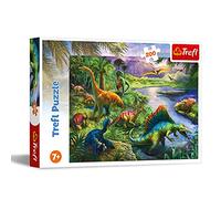 Trefl 200 Piezas, para niños a Partir de 7 años Puzzle, Color Dinosaurios Depredadores, Dinosaurier