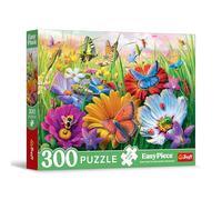 Trefl Puzzle EasyPiece: Insectos en la pradera-300 Piezas Grandes, fáciles de armar, para Adultos y niños a Partir de 10 años, Multicolor (23103)