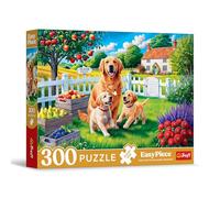 Trefl Puzzle EasyPiece Perritos en el campo, 300 piezas grandes, fáciles de armar, multicolor, 10+