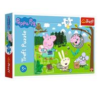Trefl, Puzzle, Excursión al Bosque, Peppa Pig, de 30 Piezas, para niños a Partir de 3 años
