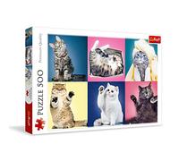 Trefl, Puzzle, Gatitos, de 500 Piezas, Adultos y niños a Partir de 10 años