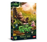 Trefl Puzzle Groot 1000 Piezas Marvel - Puzle Coleccionable Oficial Guardianes de la Galaxia | Imagen Marvel Adultos | Regalo Ideal para Fans